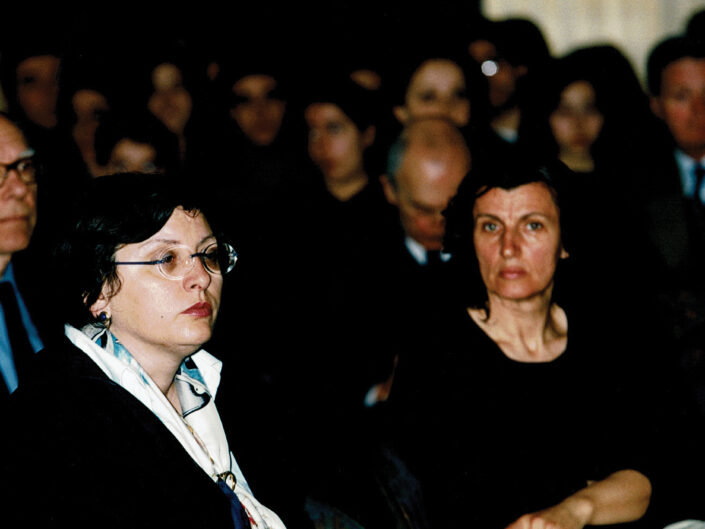 Il pubblico in sala al convegno "Nelle province dell'impero", Avellino 10-13 aprile 2002.