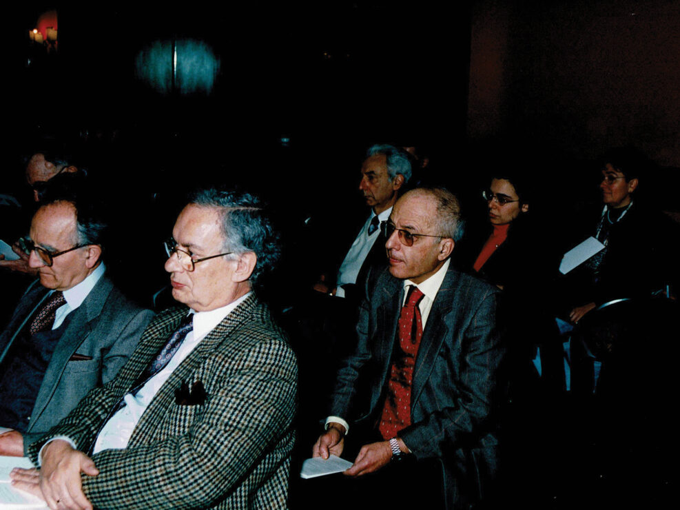 Il pubblico in sala al convegno "Il Mezzogiorno d'Italia e il Mediterraneo nel triennio rivoluzionario 1796-1799", Avellino 18-20 marzo 1999.